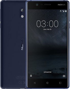 Nokia 3 Dual Sim Tempered Blue